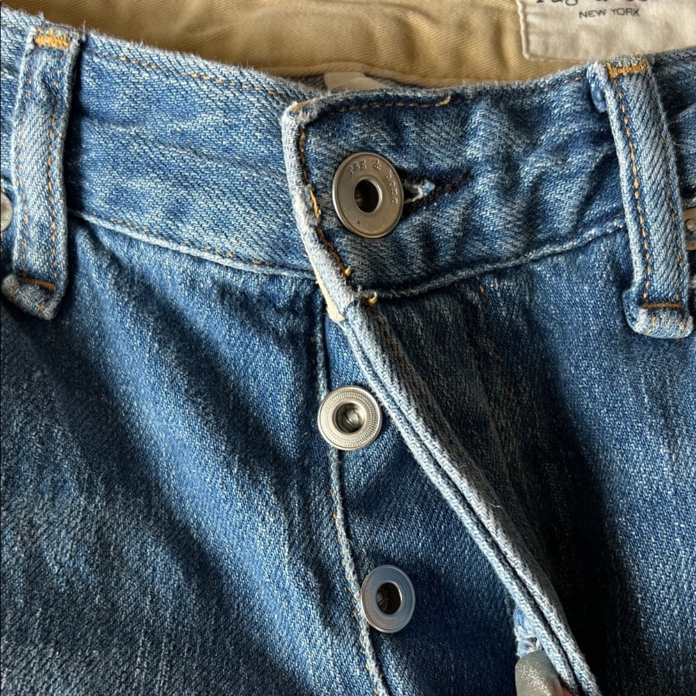 Rag And Bone Jeans With Patchwork - image 3